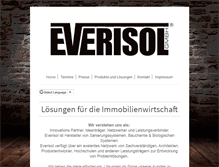 Tablet Screenshot of everisol.com